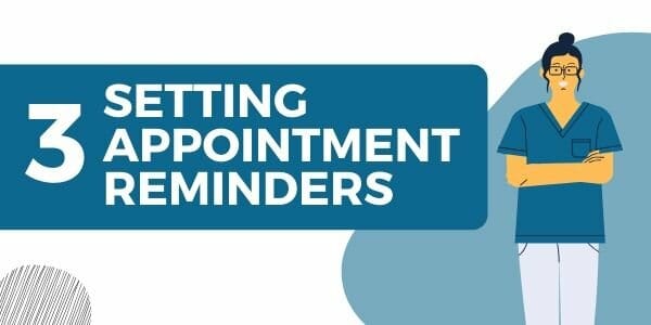 setting appointment reminders