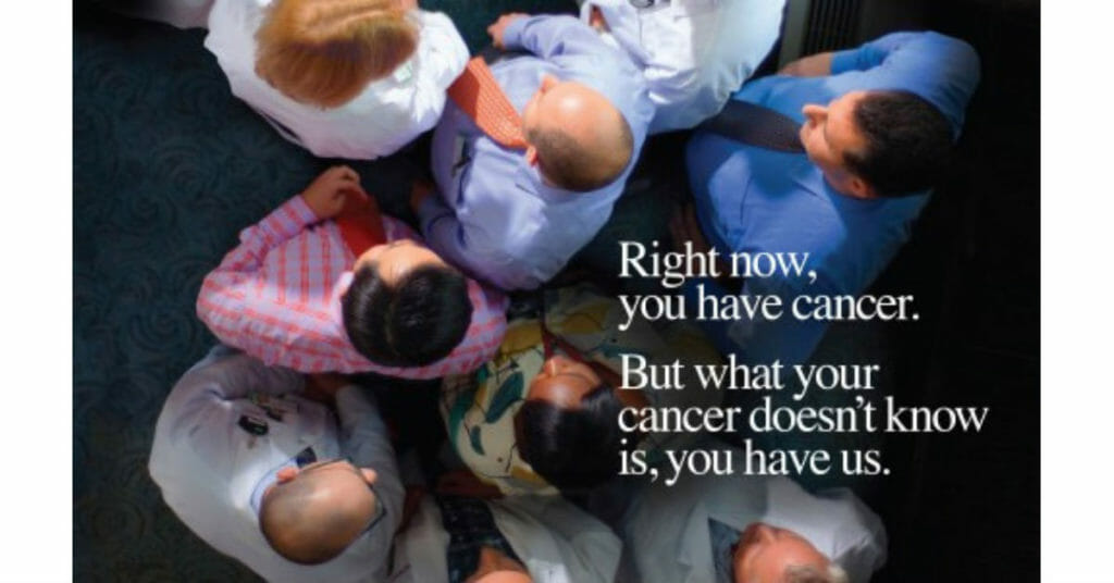 Healthcare ad by Dana-Farber Brigham & Women’s Cancer Center