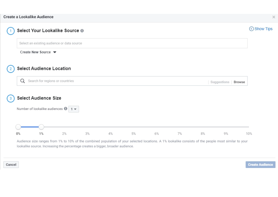 how to create lookalike audience for healthcare facebook ads