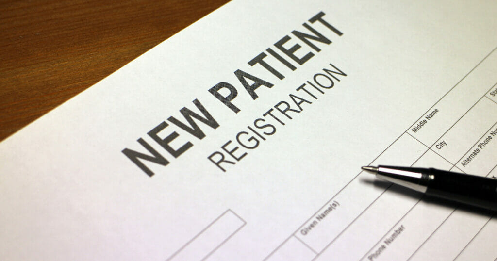 New patient form